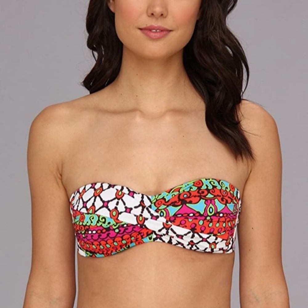 Venice Beach Twist Bandeau Bikini Top